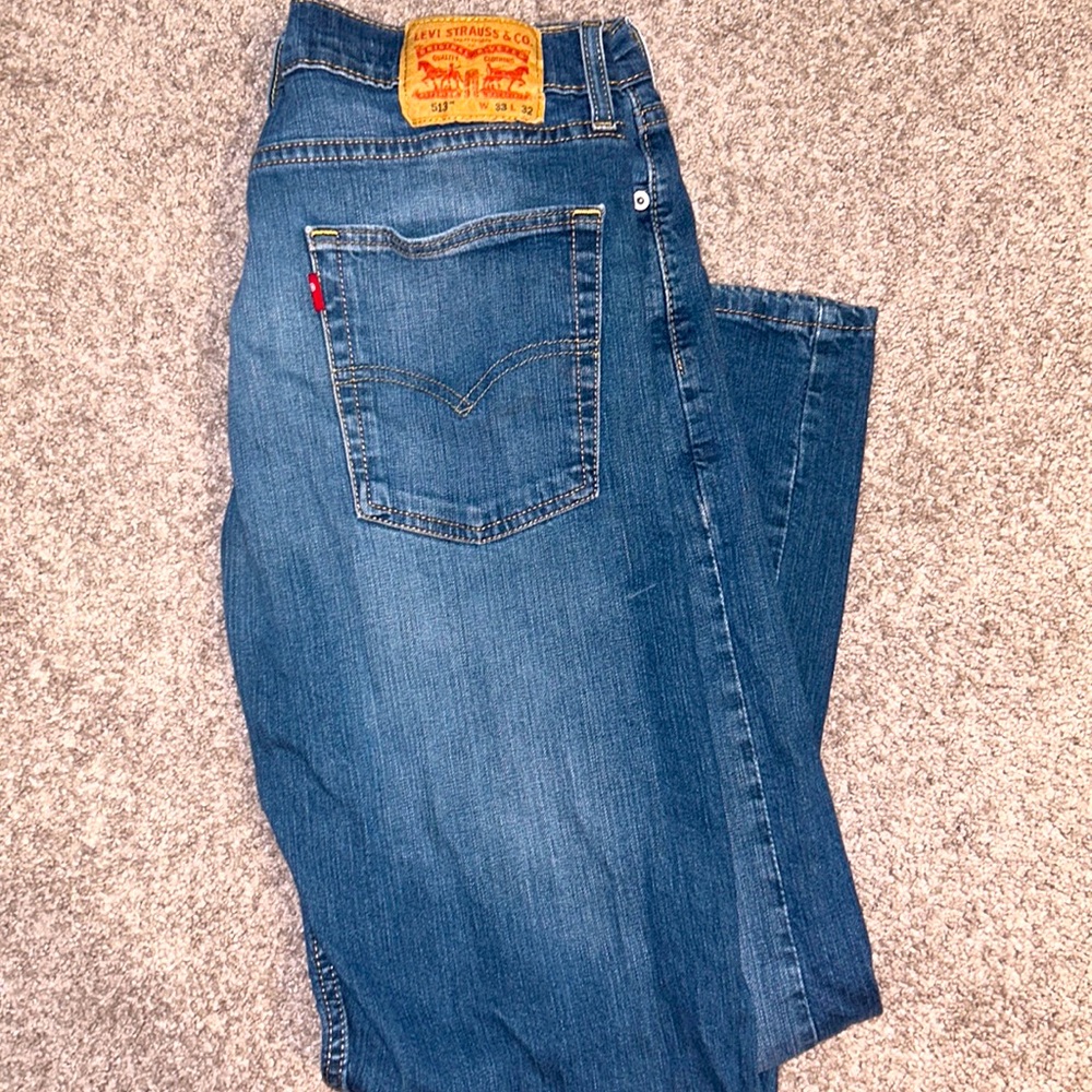 Mens Levi Strauss & Co W33xL22 Denim Jeans